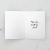 恋しく思友よ!リスおもしろいル・プン カード (内部)