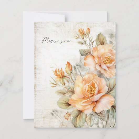 恋しく思君 ノートカード (正面)