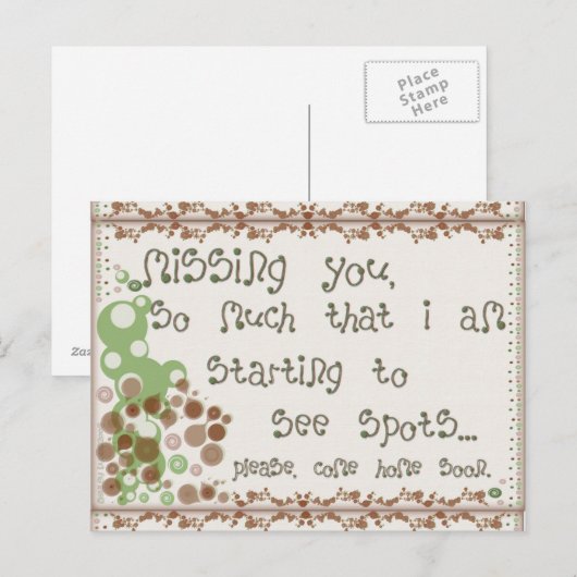 恋しく思君 ポストカード (正面/裏面)