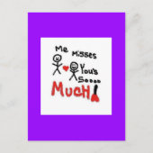 恋しく思君 ポストカード (正面)