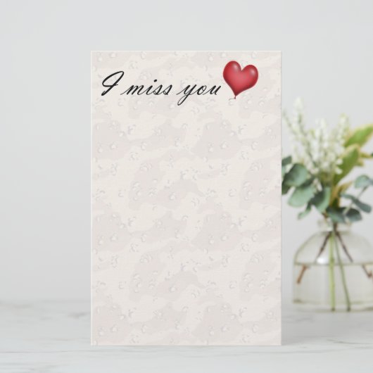 恋しく思君 便箋 (スタンド正面)