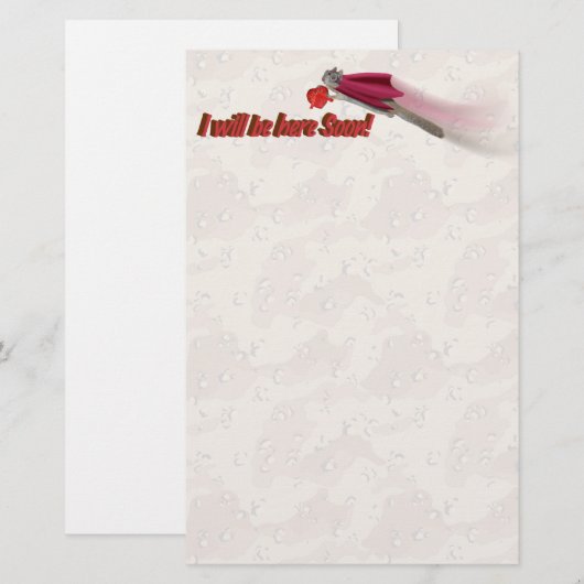 恋しく思君 便箋 (正面/裏面)