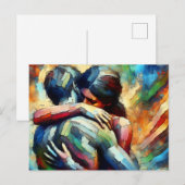 恋しく思君 | 恋人の抱き入れ ポストカード (正面/裏面)