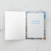 恋しく思大きなハグカードを送るお母さん シーズンカード (内部)