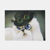 恋しく思子猫バーソロミュー ドアマット (正面)