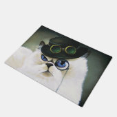 恋しく思子猫バーソロミュー ドアマット (アングル)