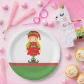 恋しく思小妖精や小人アンドキャンディーキャン ペーパープレート (パーティー)