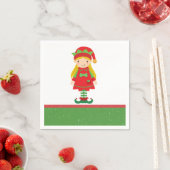 恋しく思小妖精や小人及びキャンディーキャン中抱き枕 スタンダードカクテルナプキン (インサイチュ)