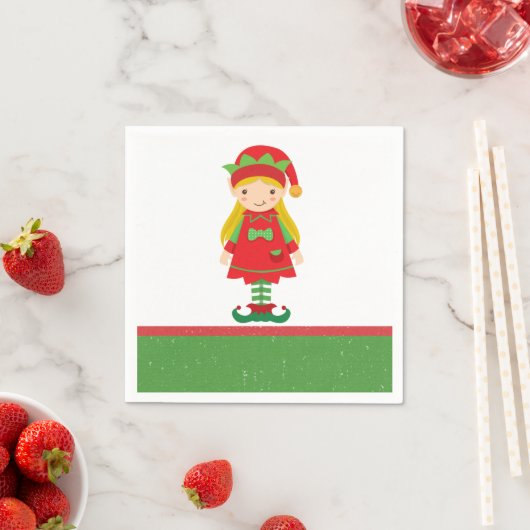 恋しく思小妖精や小人及びキャンディーキャン中抱き枕 スタンダードカクテルナプキン (インサイチュ)