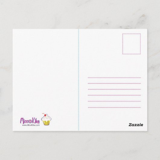 恋しく思恋しく思砂糖製はがき ポストカード (裏面)