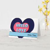 恋しく思挨拶 カード (黄色い花)