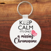 恋しく思染色体ターナー症候群認識度 キーホルダー (正面)