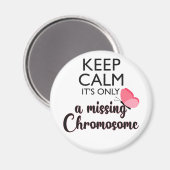 恋しく思染色体ターナー症候群認識度 マグネット (正面/裏面)