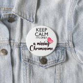 恋しく思染色体ターナー症候群認識度 缶バッジ (インサイチュ)