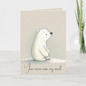 恋しく思極熊 カード (正面)