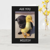 恋しく思毎分、時、日々！カード カード (黄色い花)