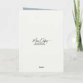 恋しく思氷山の熊 カード (裏面)