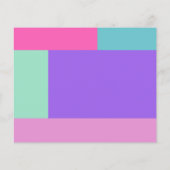 恋しく思犬の写真モダンカラフルポスター チラシ (裏面)