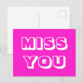 恋しく思白の熱モダンいはっきりした ポストカード (正面/裏面)