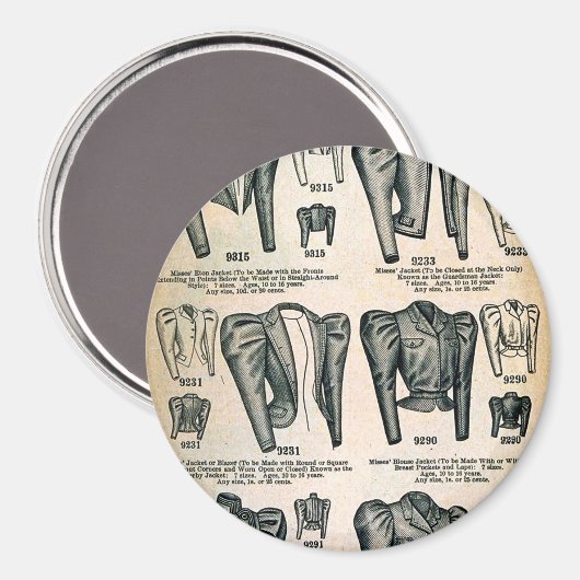 恋しく思自転車ジャクセツ – ヴィンテージ1897広告 マグネット (正面/裏面)