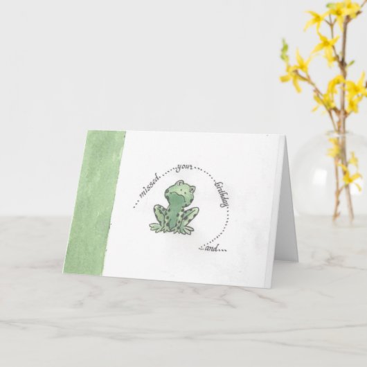 恋しく思誕生日 カード (黄色い花)