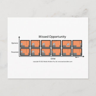 恋しく思象ストリップ ポストカード