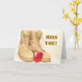 恋しく思軍隊 カード (黄色い花)