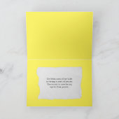 恋しく思転がトイレの紙を黄色に カード (内部)