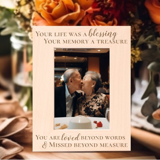 恋しく思追悼記念 レーザー彫刻フレーム