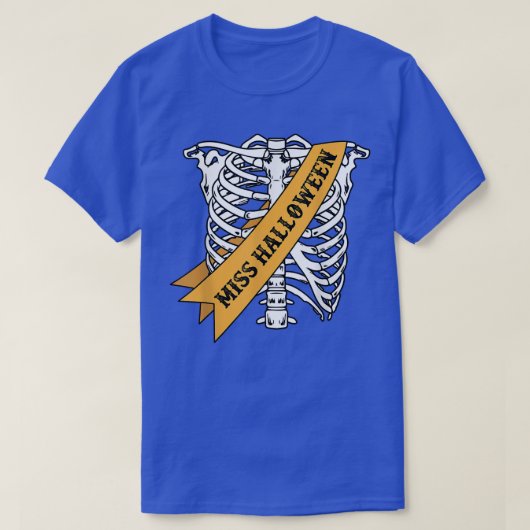 恋しく思骨組み Tシャツ (デザイン正面)