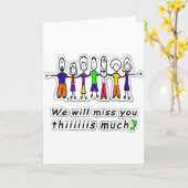 恋しく思 カード (黄色い花)