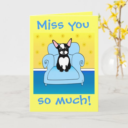 恋しく思! カード (黄色い花)