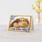 恋しく思! カード (黄色い花)