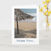 恋しく思... カード (黄色い花)