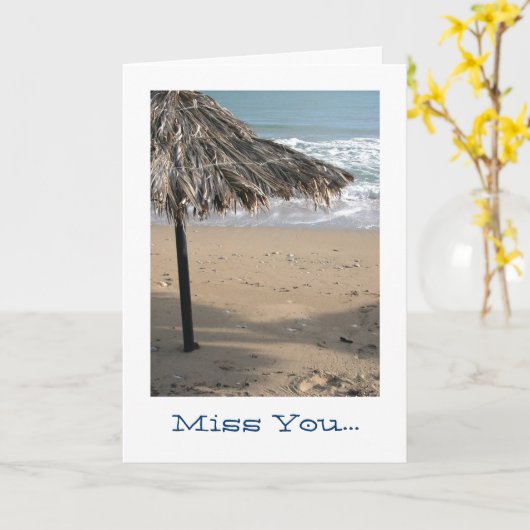 恋しく思... カード (黄色い花)