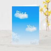 恋しく思 カード (黄色い花)