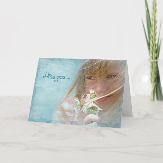 恋しく思 カード (正面)