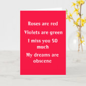 恋しく思 カード (黄色い花)