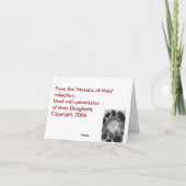 恋しく思 カード (裏面)