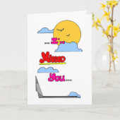 恋しく思! カード (黄色い花)