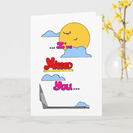 恋しく思! カード (黄色い花)