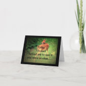 恋しく思 カード (正面)