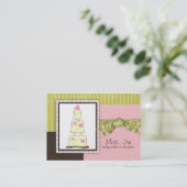 恋しく思.ジェン・ケーキぽちゃぽちゃの名刺 名刺 (スタンド正面)