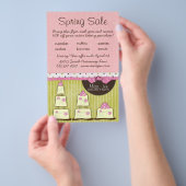 恋しく思.ジェーンケーキスモールセールフライヤー チラシ (ハンドル)