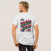 恋しく思 トライブレンドＴシャツ (フル背面)