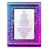 恋しく思 ノートブック (正面)