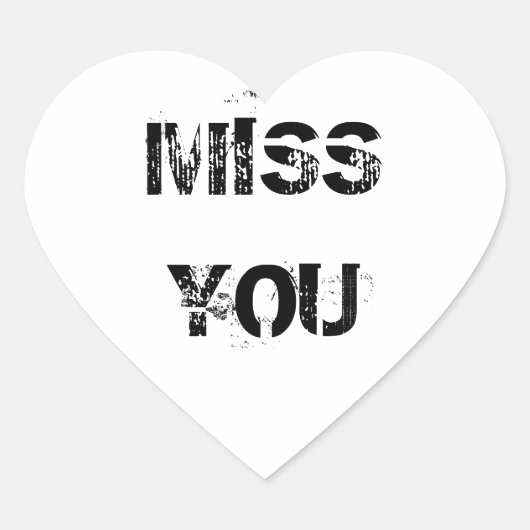 恋しく思 ハートシール (正面)