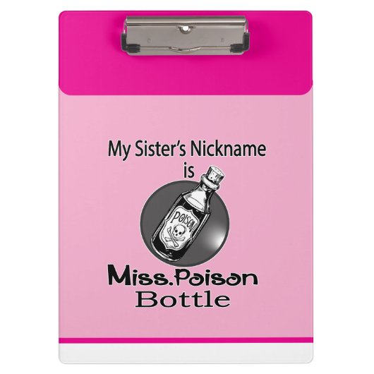 恋しく思.ポイズンボトルバイチェンナイインディップス クリップボード (正面)