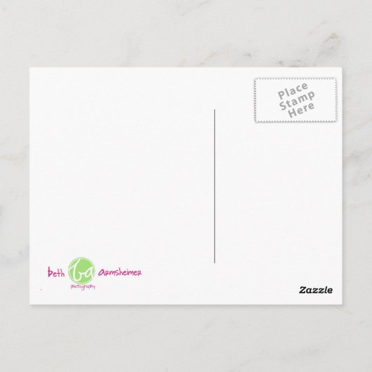 恋しく思 ポストカード (裏面)