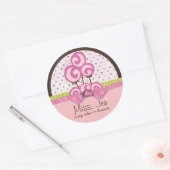 恋しく思.Jen Candy Large Merchandiseスタンプ ラウンドシール (封筒)